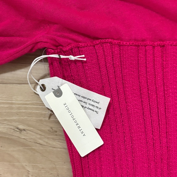 NWT Anthropologie Turtleneck Sweater Dress - Pink - Picture 5 of 8